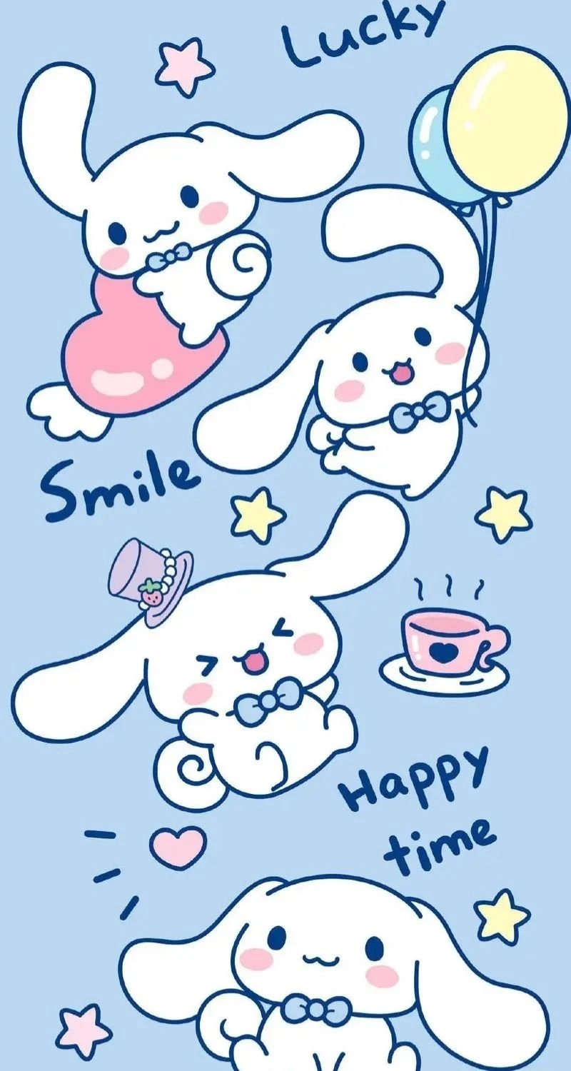 Hình nền Cinnamoroll cute 3D chân thực