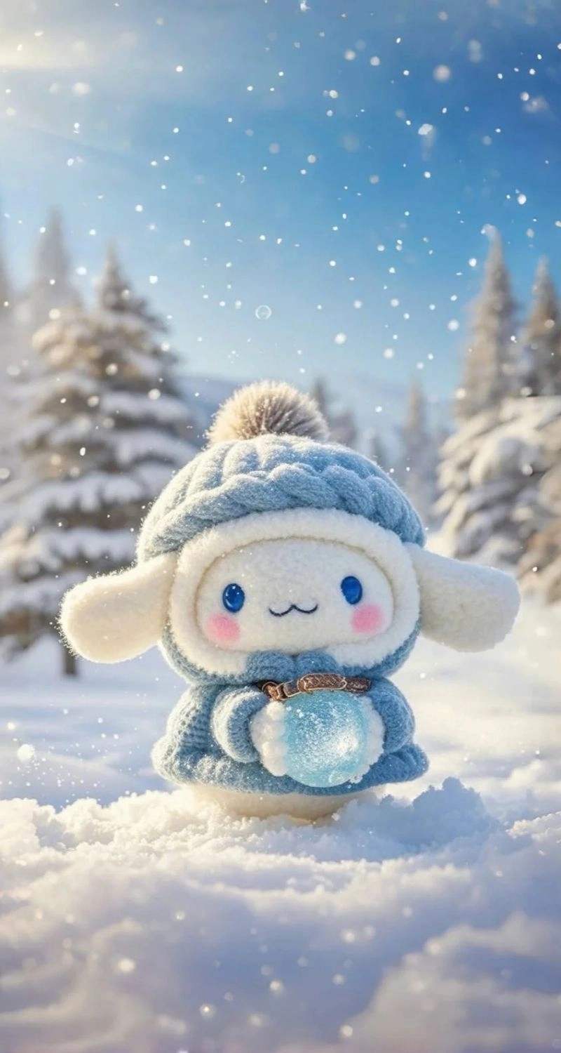 Hình nền Cinnamoroll chibi đáng yêu