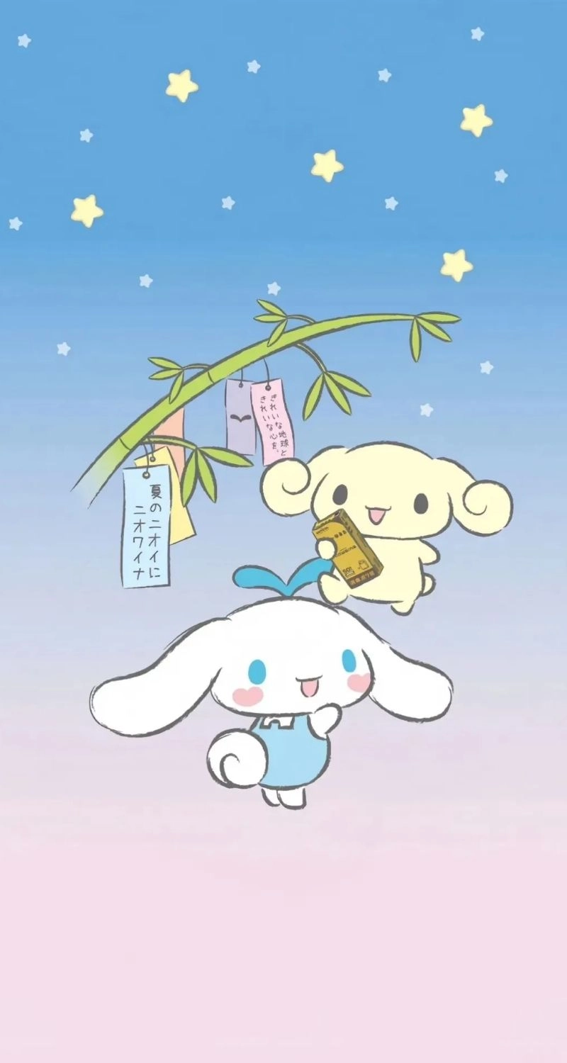 Ảnh nền 3D Cinnamoroll cực đẹp