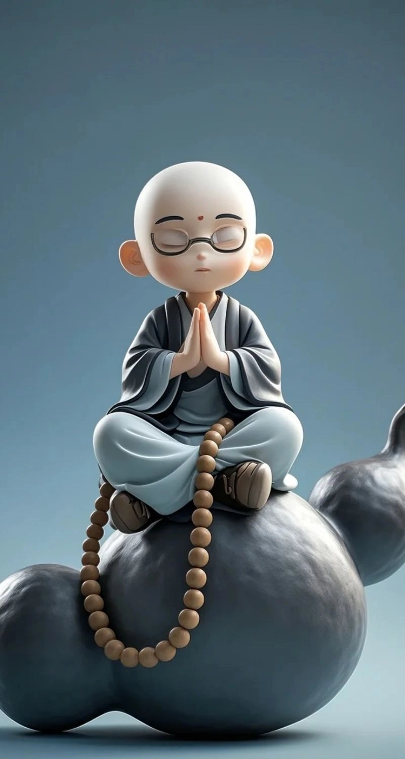 Hình nền chú tiểu 3D sống động