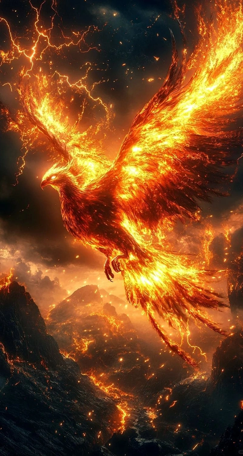 Hình nền phượng hoàng độc lạ