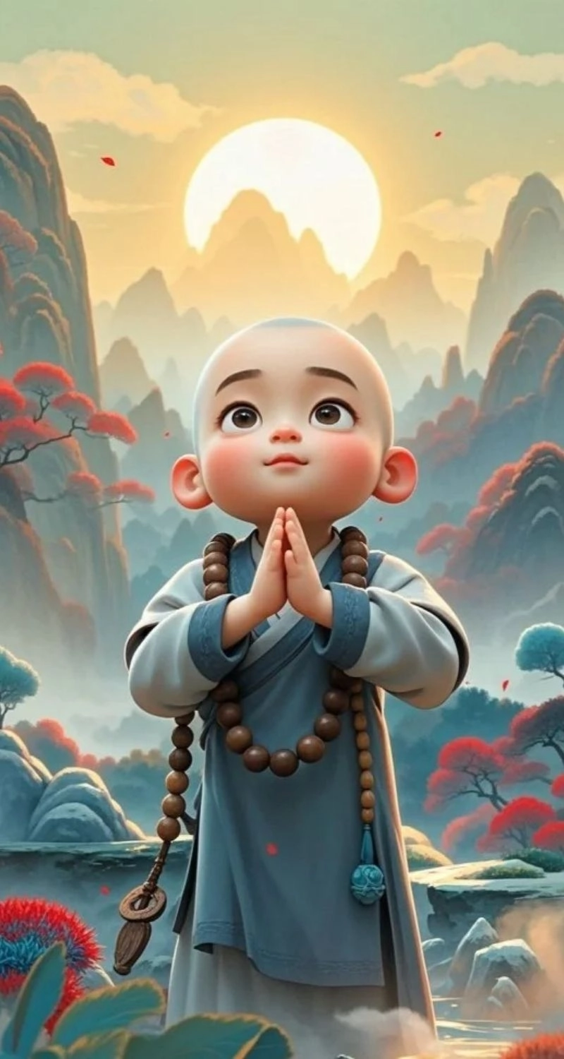 hình nền chú tiểu cho điện thoại đẹp
