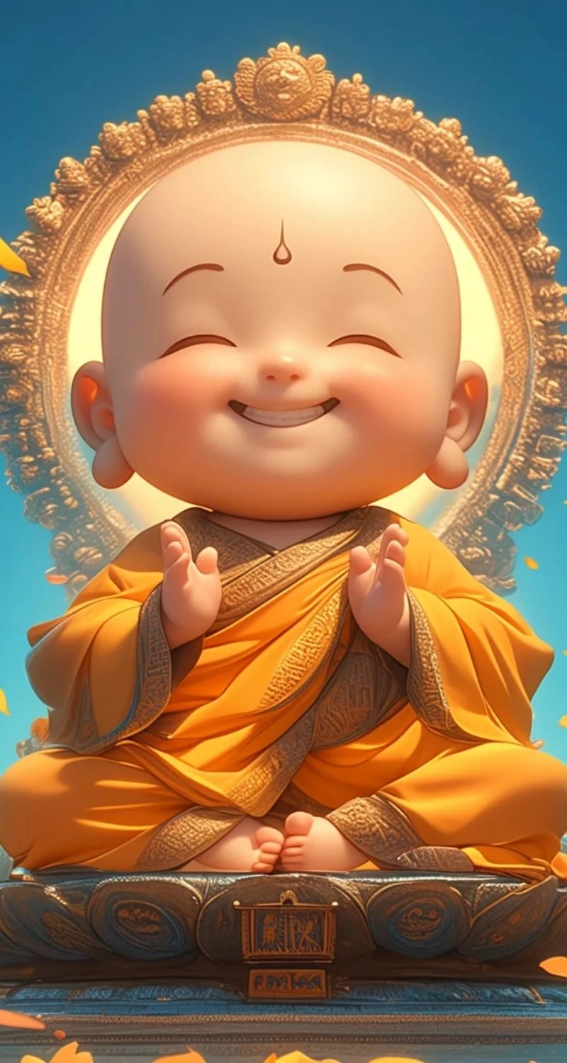 hình nền chú tiểu ngộ nghĩnh