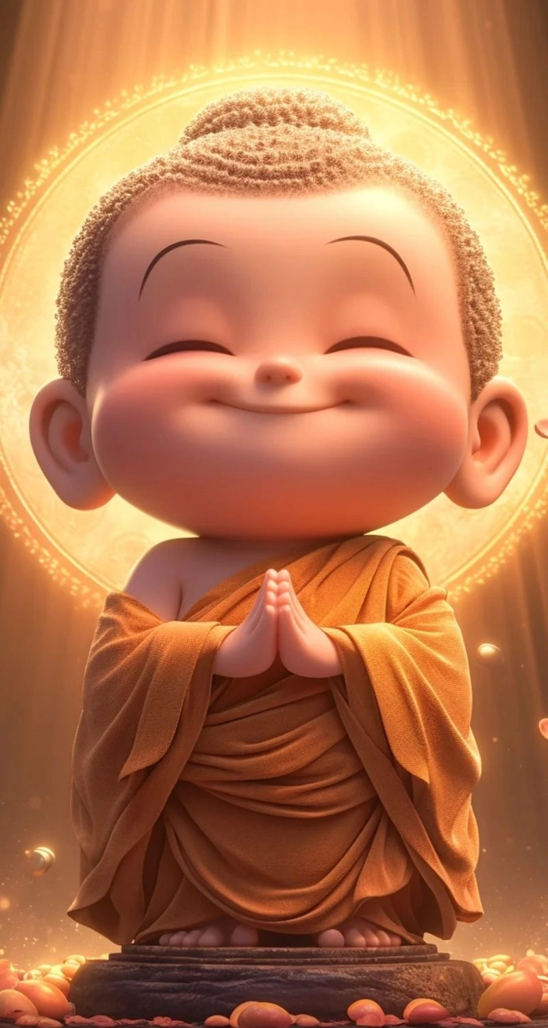 nền điện thoại hình chú tiểu