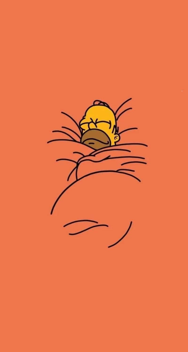 Hình nền cam tối giản