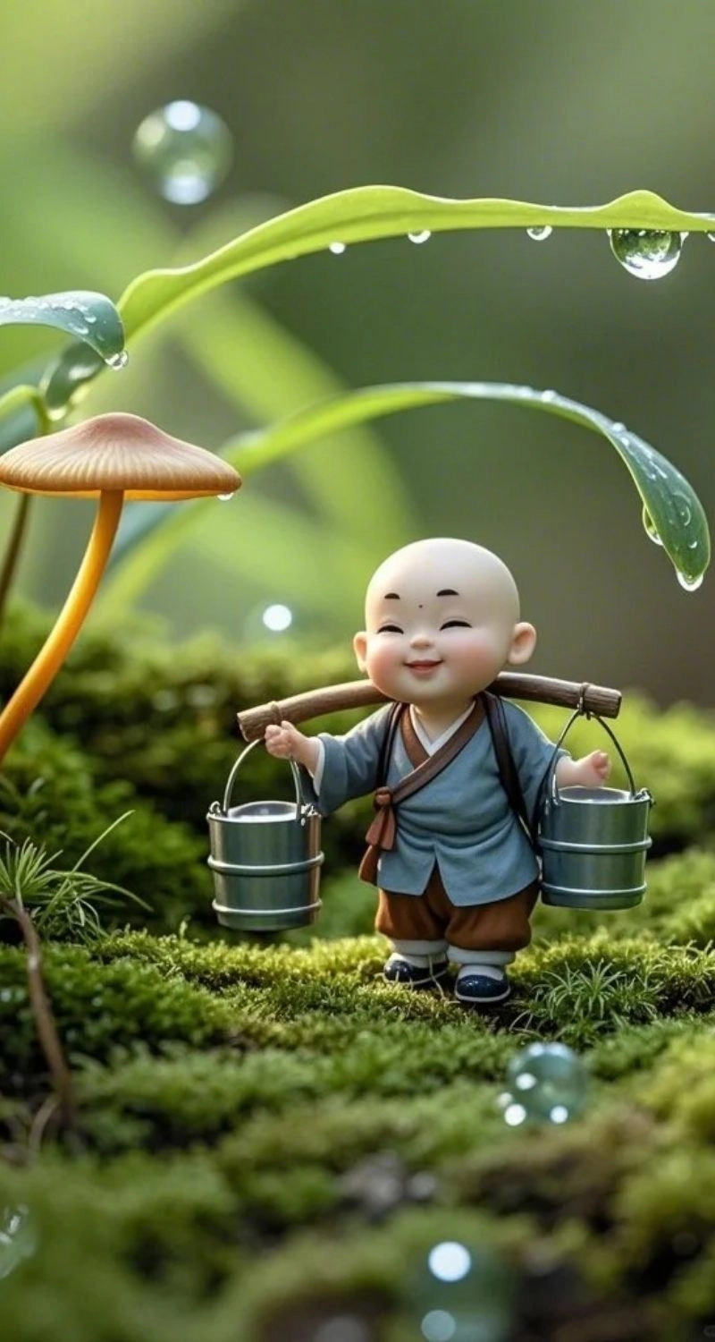 background chú tiểu cute