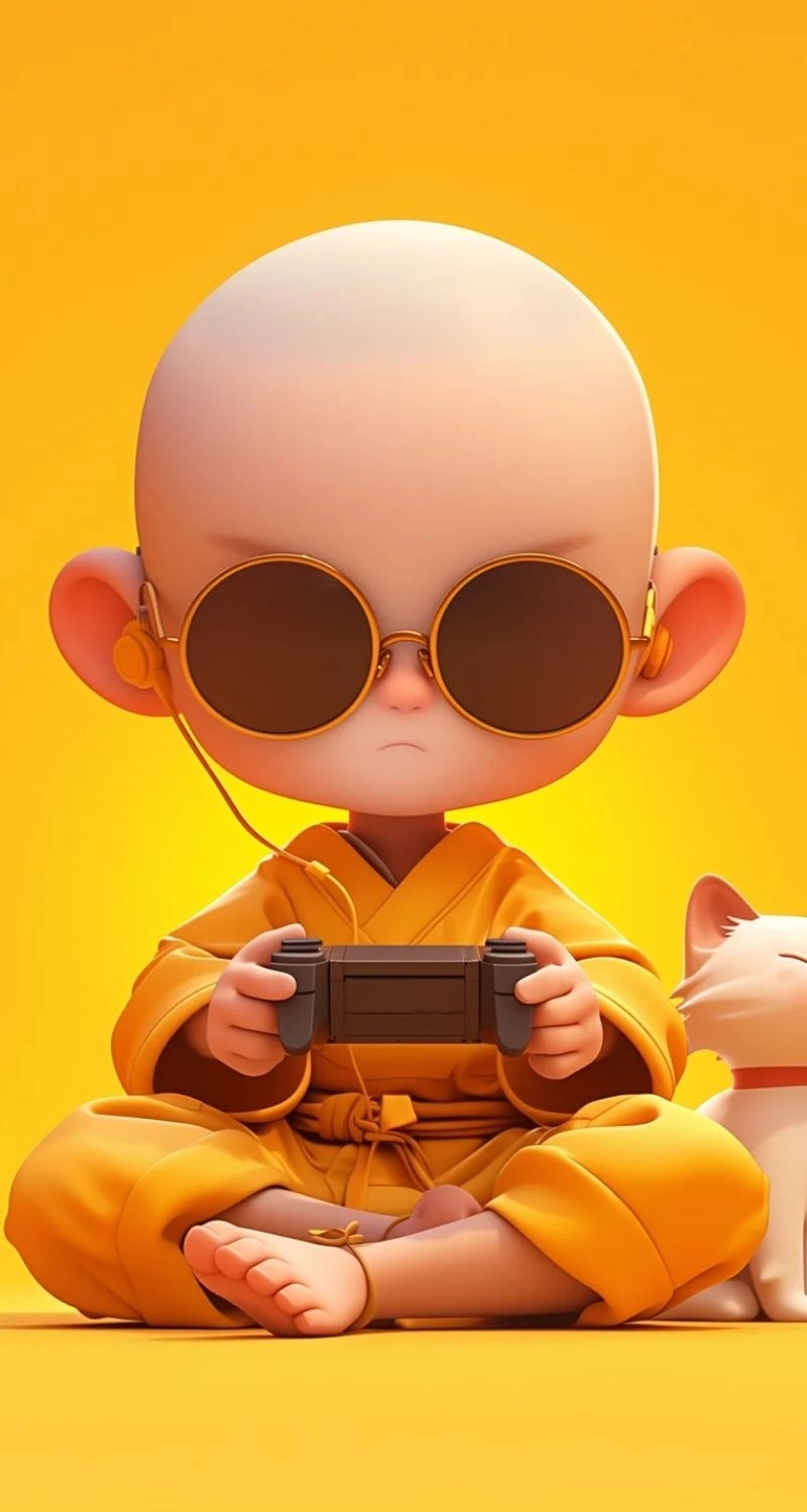 hình nền chú tiểu 4k
