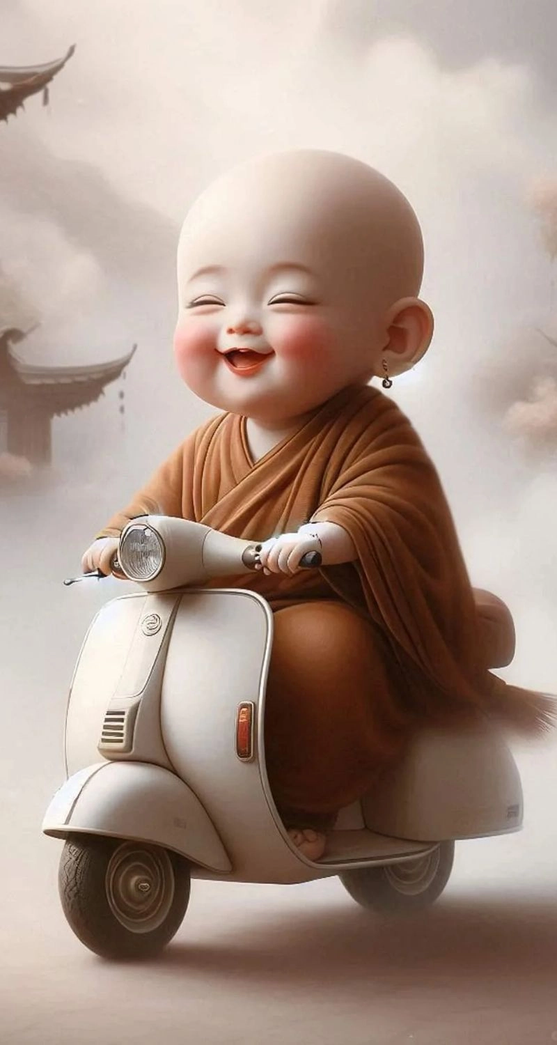 wallpaper chú tiểu đáng yêu