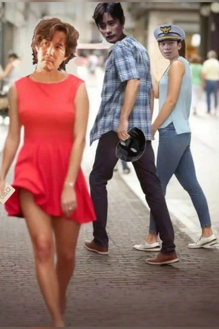 Meme Squid Game đời thực