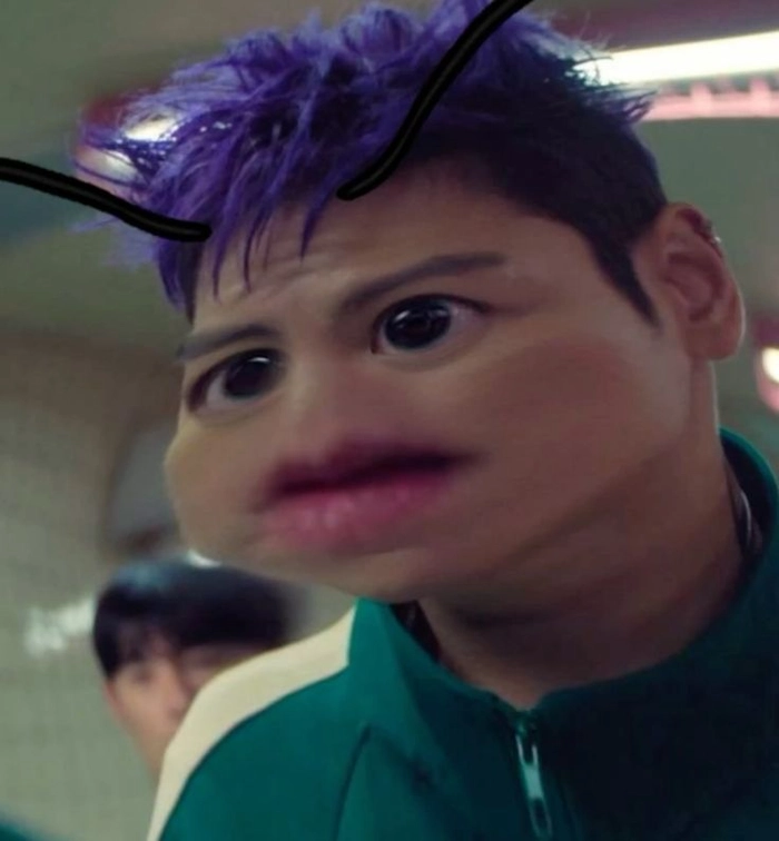 Meme Squid Game troll