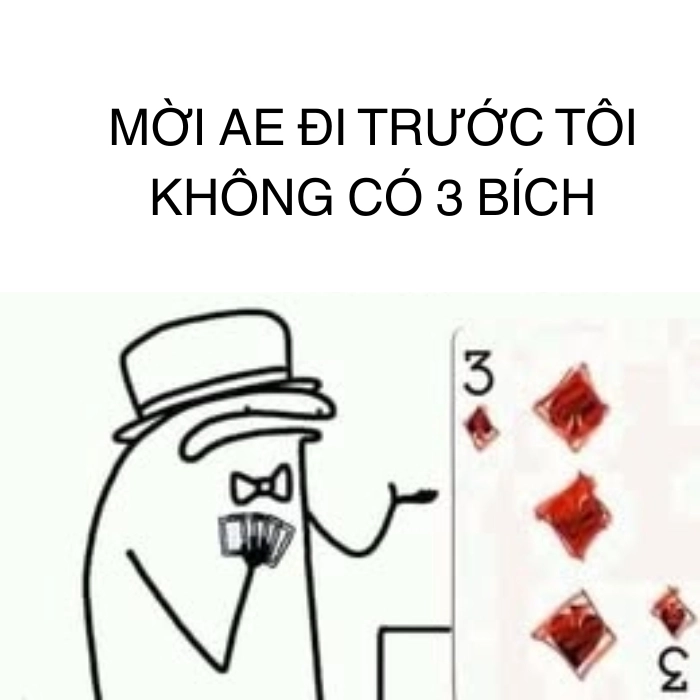 ảnh 3 bích meme