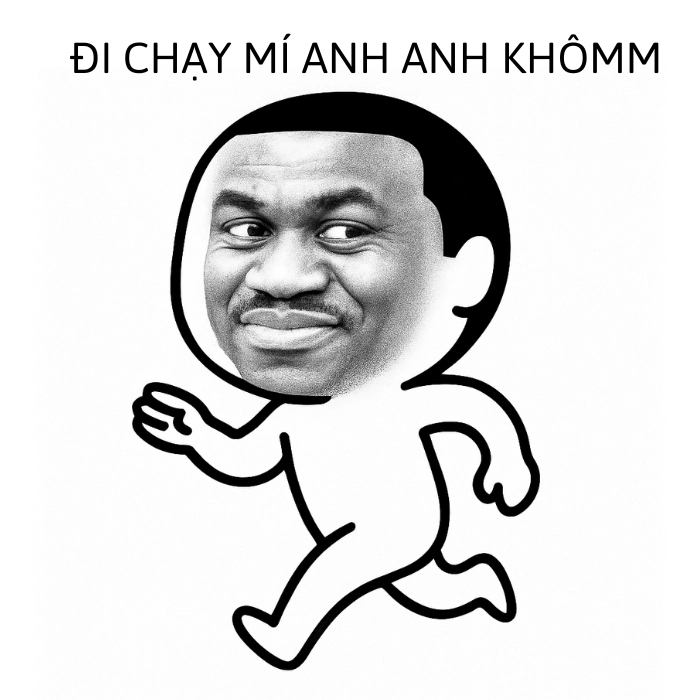 ảnh chế đi chạy