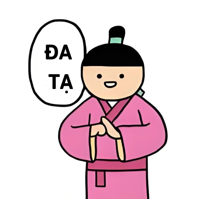 anh cute đa tạ meme