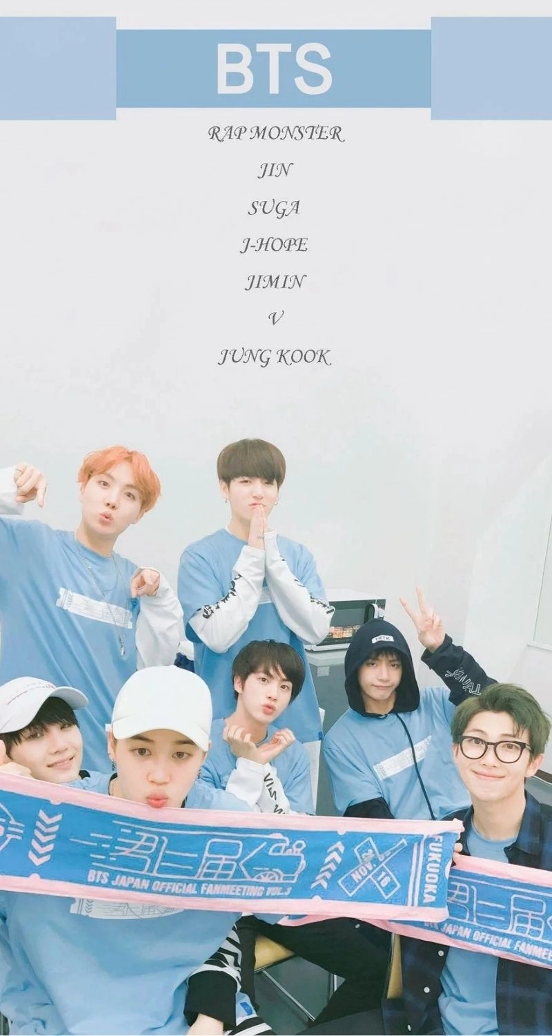 Wallpaper BTS chibi cực cute