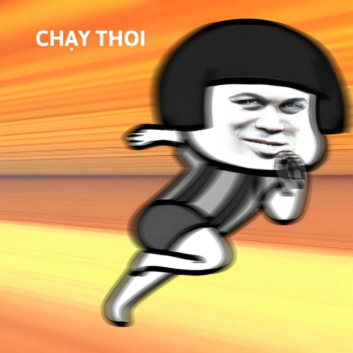chạy thôi meme