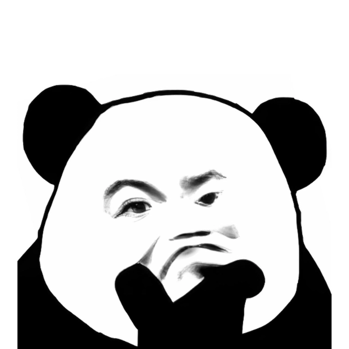 gấu trúc suy nghĩ meme