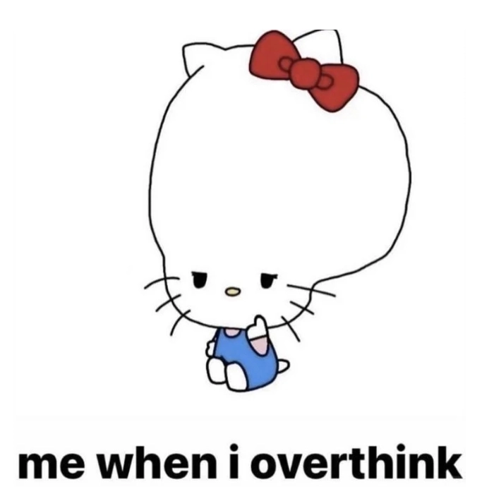 hình ảnh meme overthinking