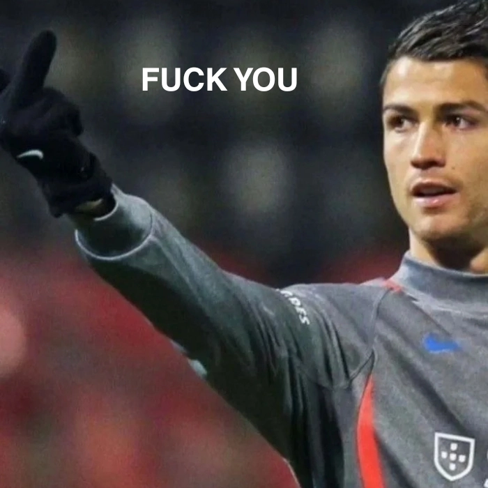 hình ảnh ronaldo meme