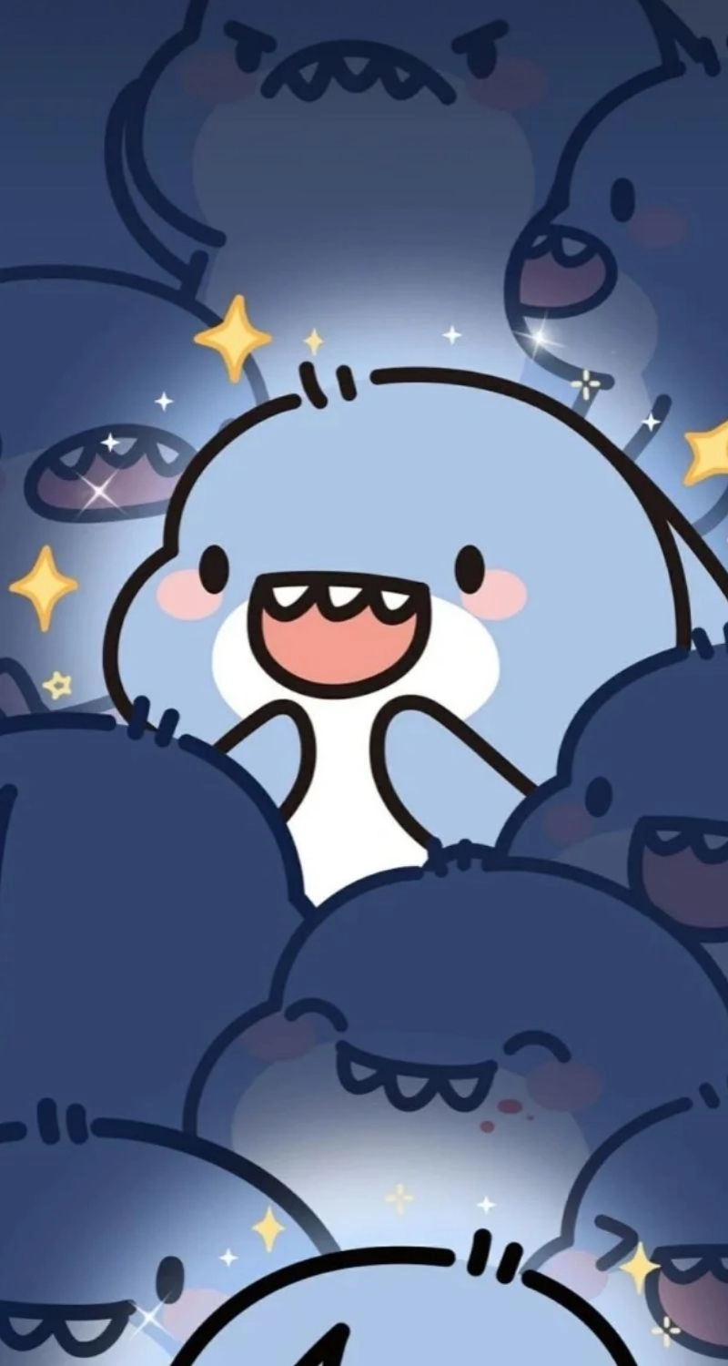 Hình nền cá mập dễ thương kute