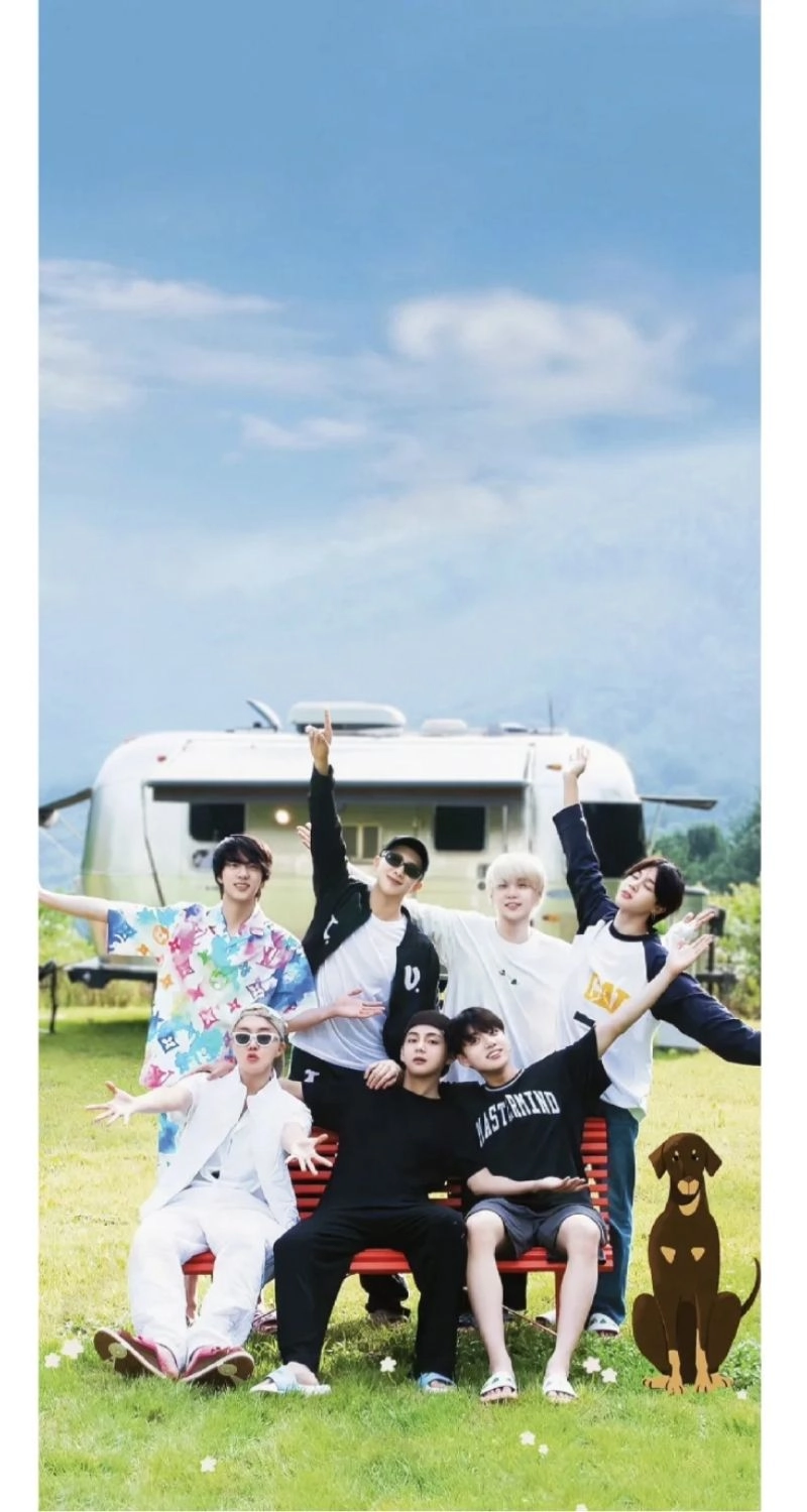 Tải background BTS cute ngầu