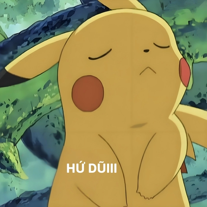 meme pikachu dỗi