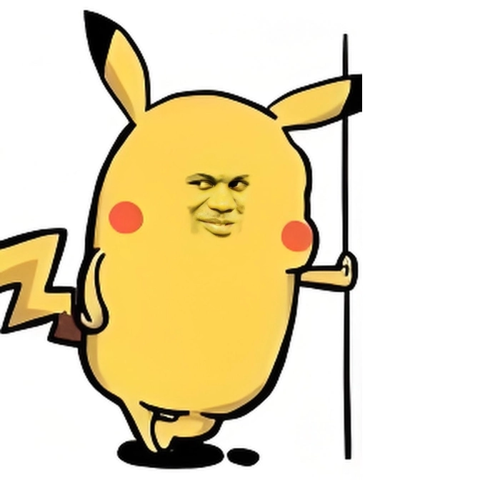 meme pikachu với biểu cảm chế