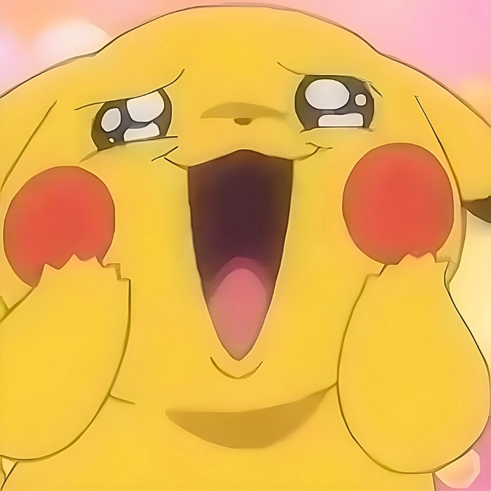 meme pikachu với biểu cảm đáng yêu
