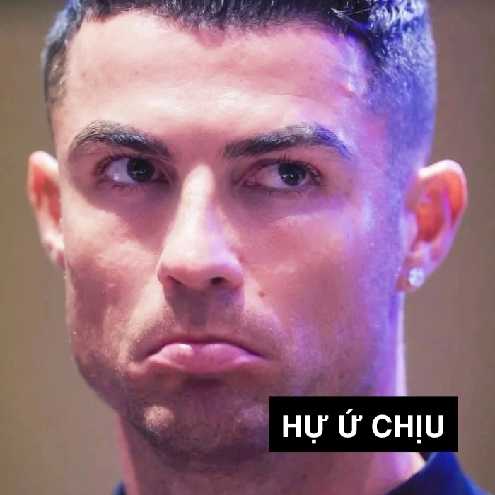 meme ronaldo ứ chịu