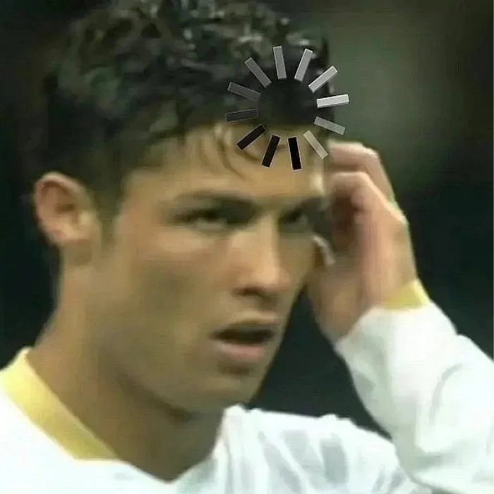 ronaldo meme lag