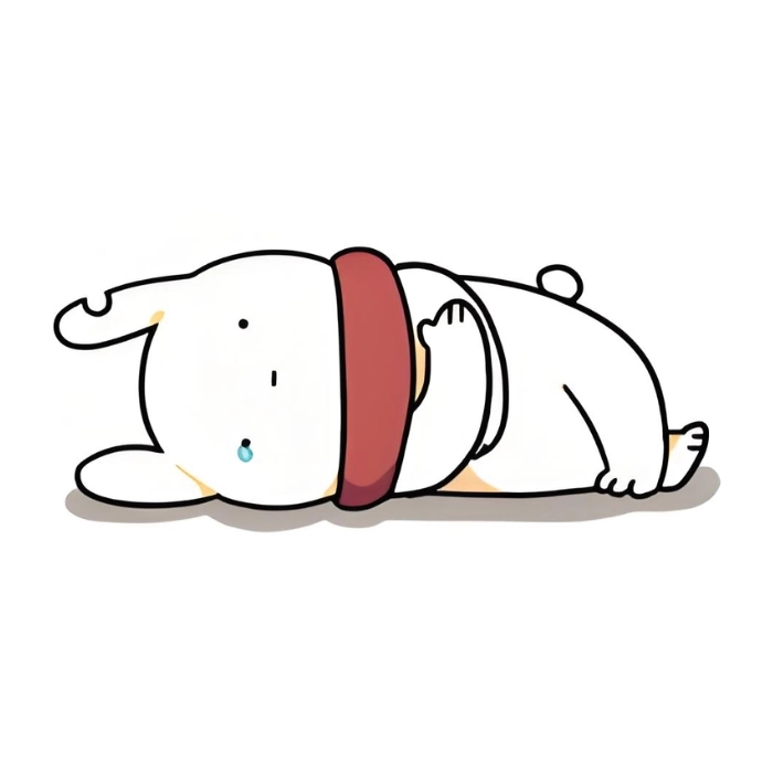 ảnh meme mệt cute