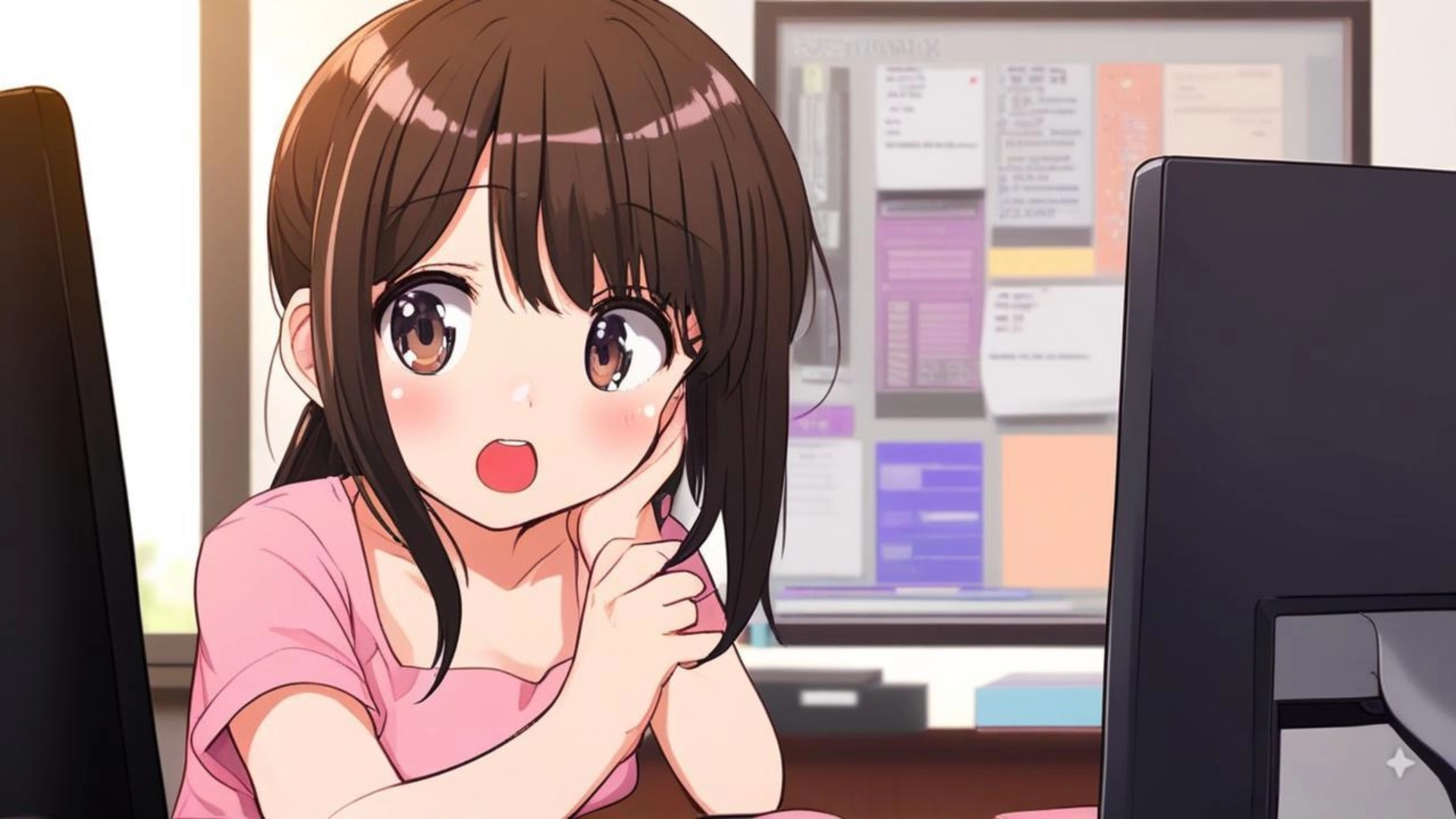 Hình nền gái đẹp anime dễ thương