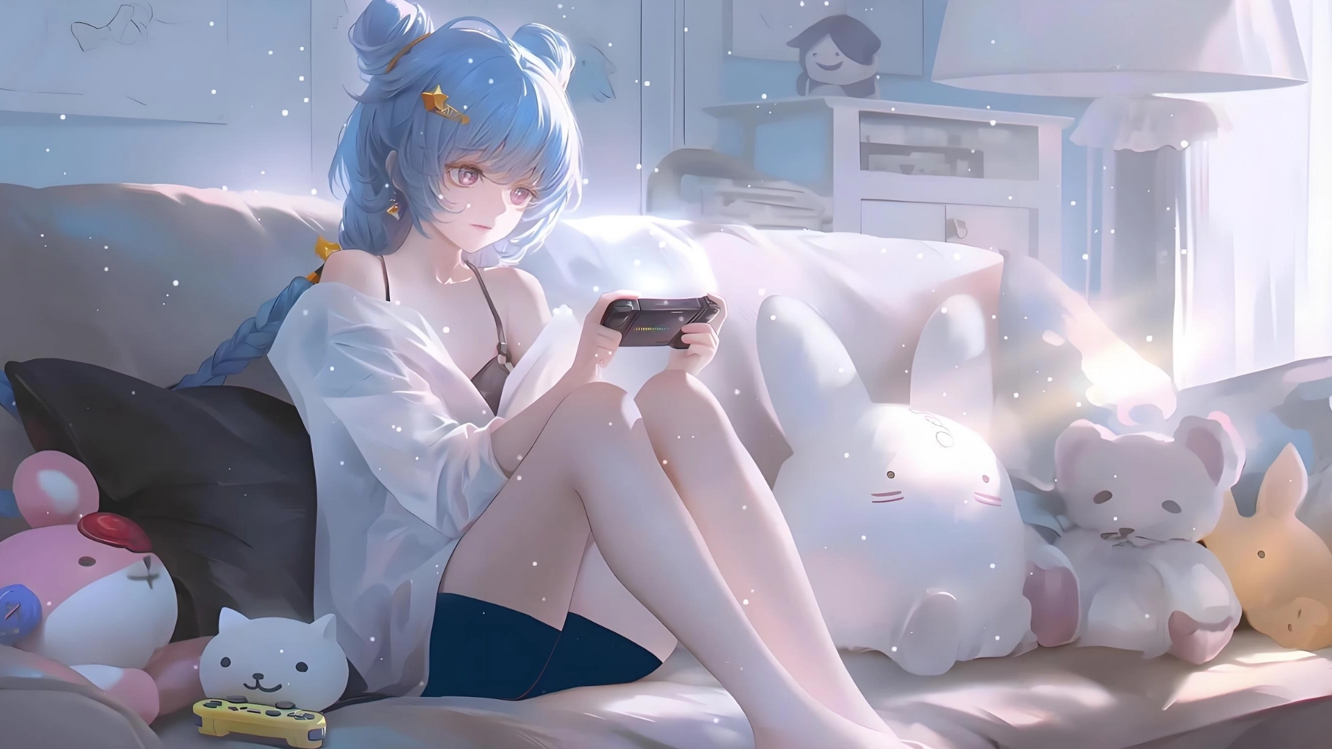 ảnh nền anime gái xinh cho máy tính