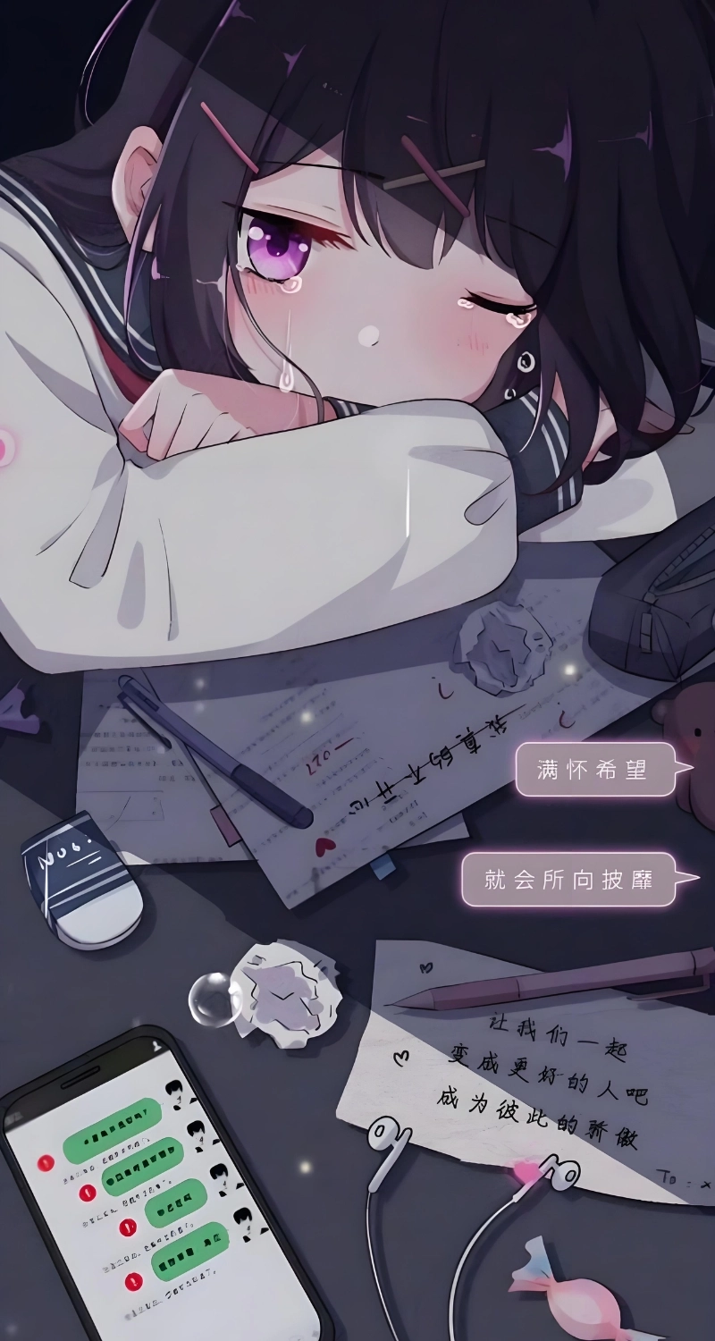 Ảnh nền anime buồn rất tâm trạng