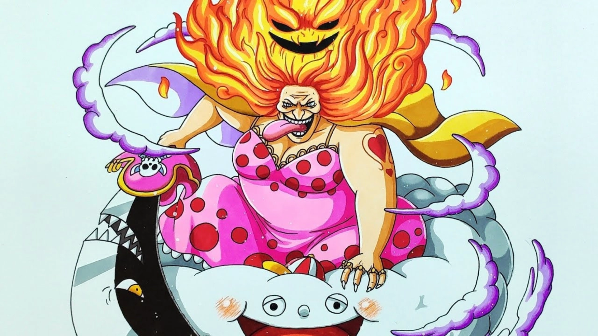 hình nền big mom cute