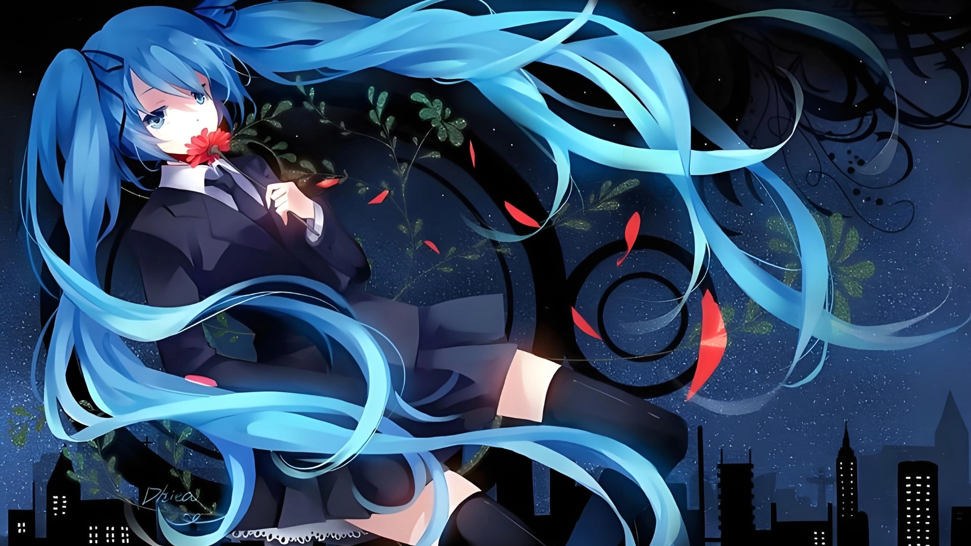 Hình nền anime buồn cute dễ thương