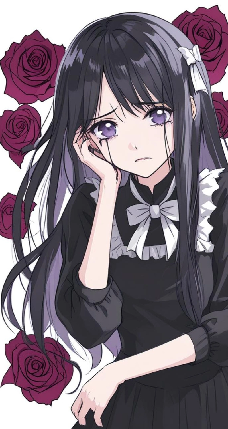 hình nền điện thoại anime buồn