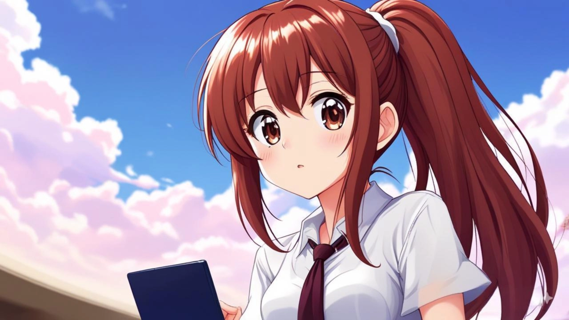 Ảnh nền anime gái xinh kute