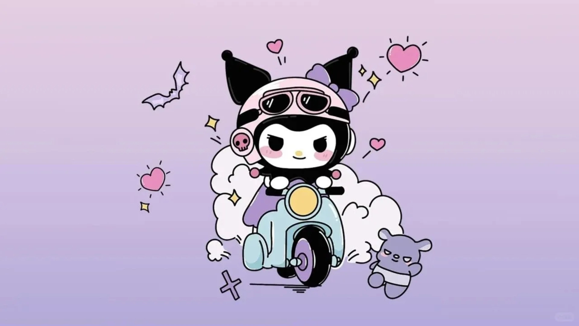 Cập nhật 140+ hình nền Kuromi cute, đáng yêu cho fan Sanrio