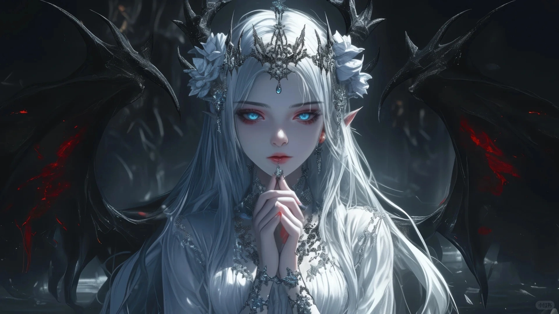 hình nền máy tính 4k anime nữ phong cách độc đáo