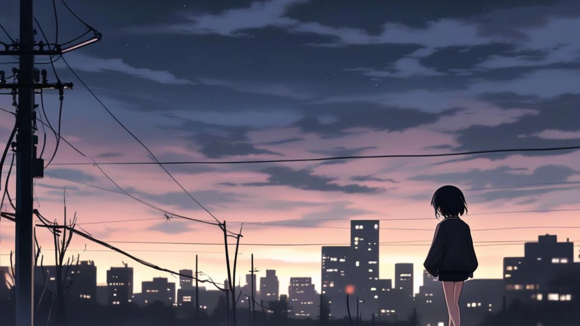 Hình nền 4k anime buồn hd