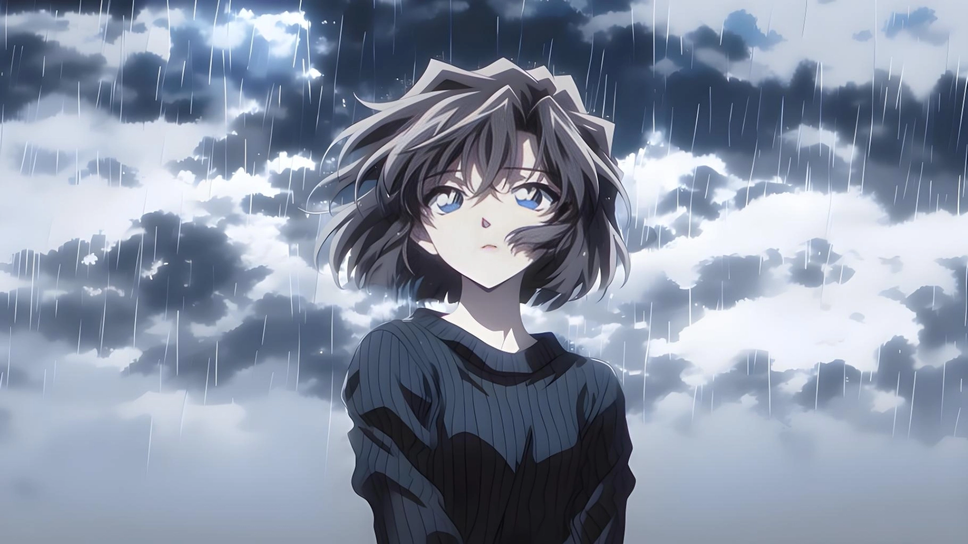 Hình nền anime buồn cho máy tính sắc nét