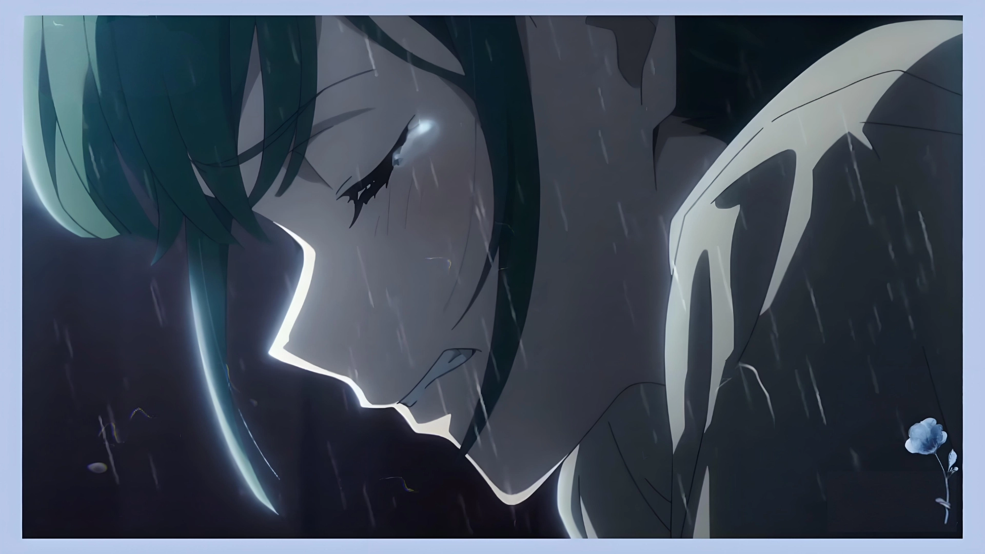 hình nền máy tính anime buồn khóc