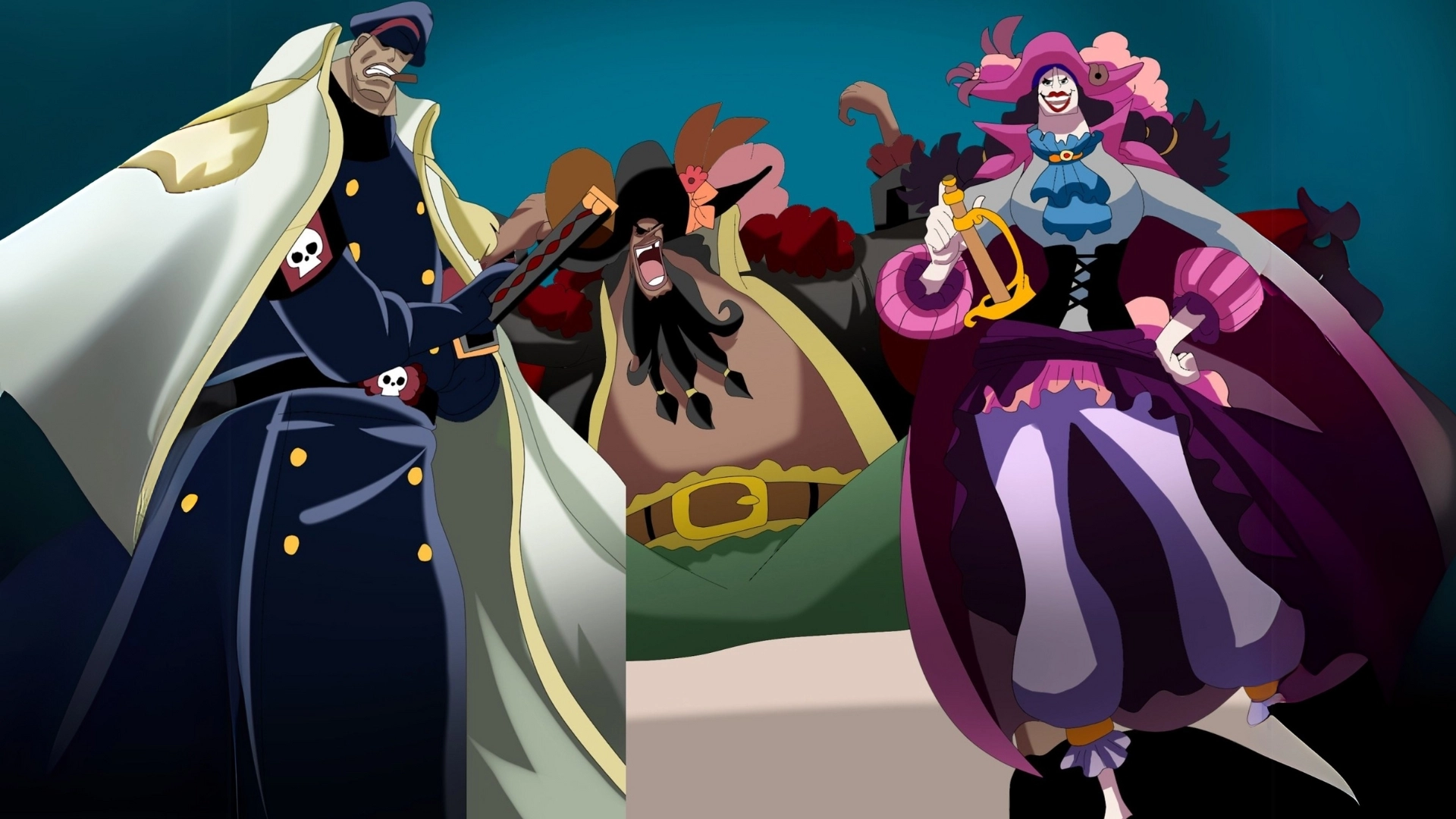 hình nền râu đen one piece đẹp