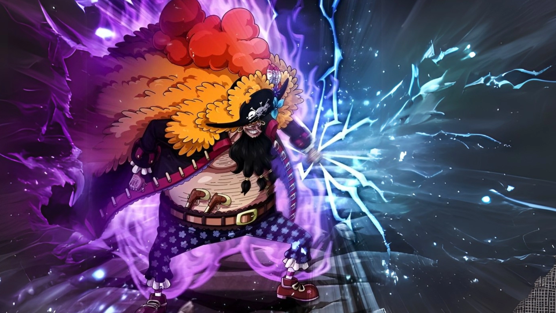hình nền râu đen one piece ngầu nhất