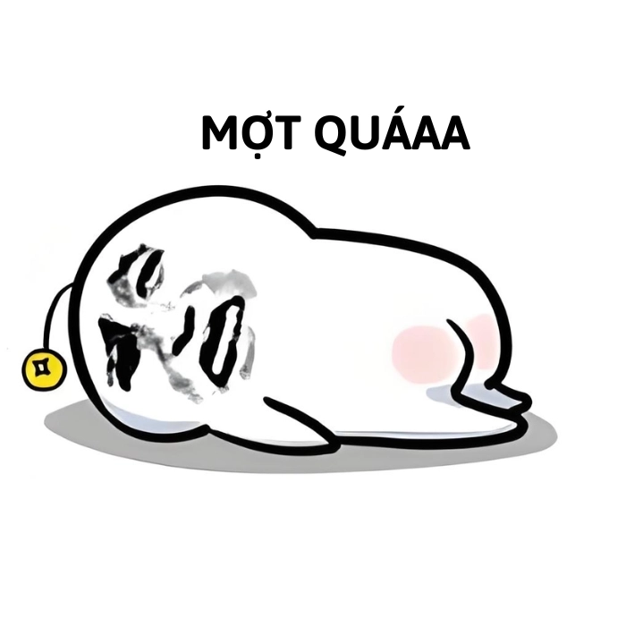 meme mệt quá